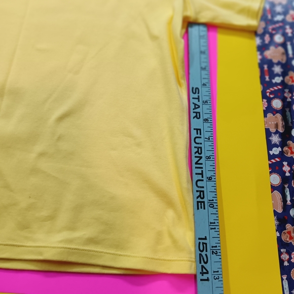 Draper's& Damon's yellow petite medium blouse - Picture 5 of 8